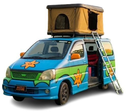 Mystery Machine 3 Rooftop Tent