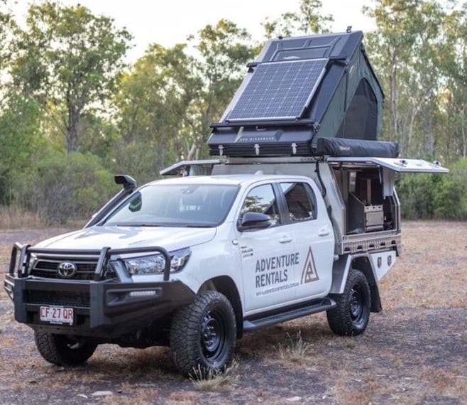 Toyota Hilux 4WD Camper 1 Roof Tent