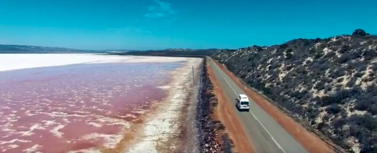 pink lake australie